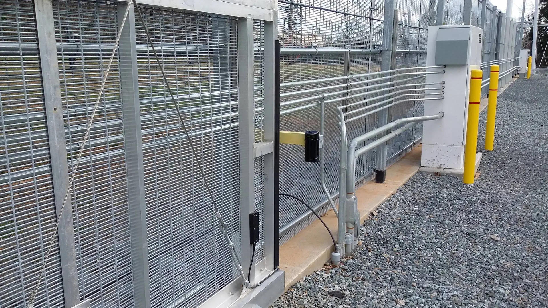 Security fencing and crash gates