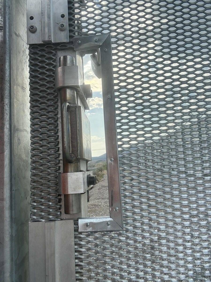Substation perimeter security fence 5